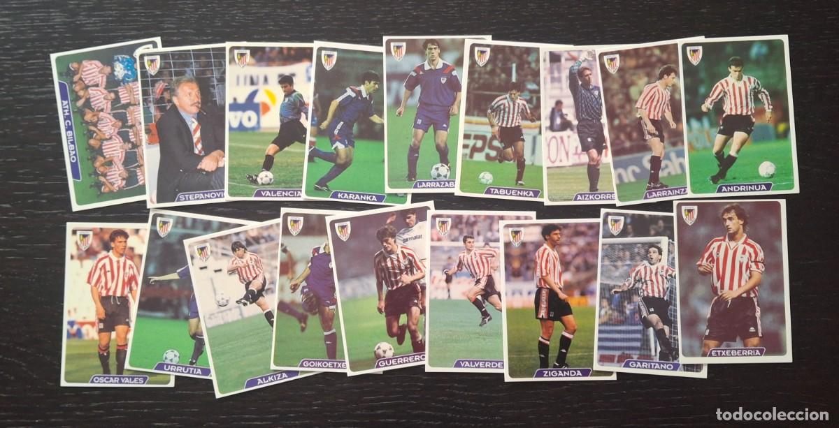 Cartes &agrave; collectionner de Football: LIGA FUTBOL 95 96 - MUNDICROMO MC - 18 FICHAS ATHLETIC CLUB BILBAO (COMPLETO) - AIZKORRETA 133 ERROR