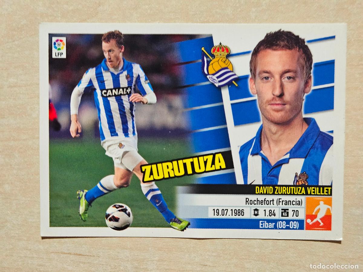 Football Stickers: CROMO N&ordm; 11 ZURUTUZA - ESTE 2013 14 - 13 14 - CROMO SIN PEGAR - REAL SOCIEDAD