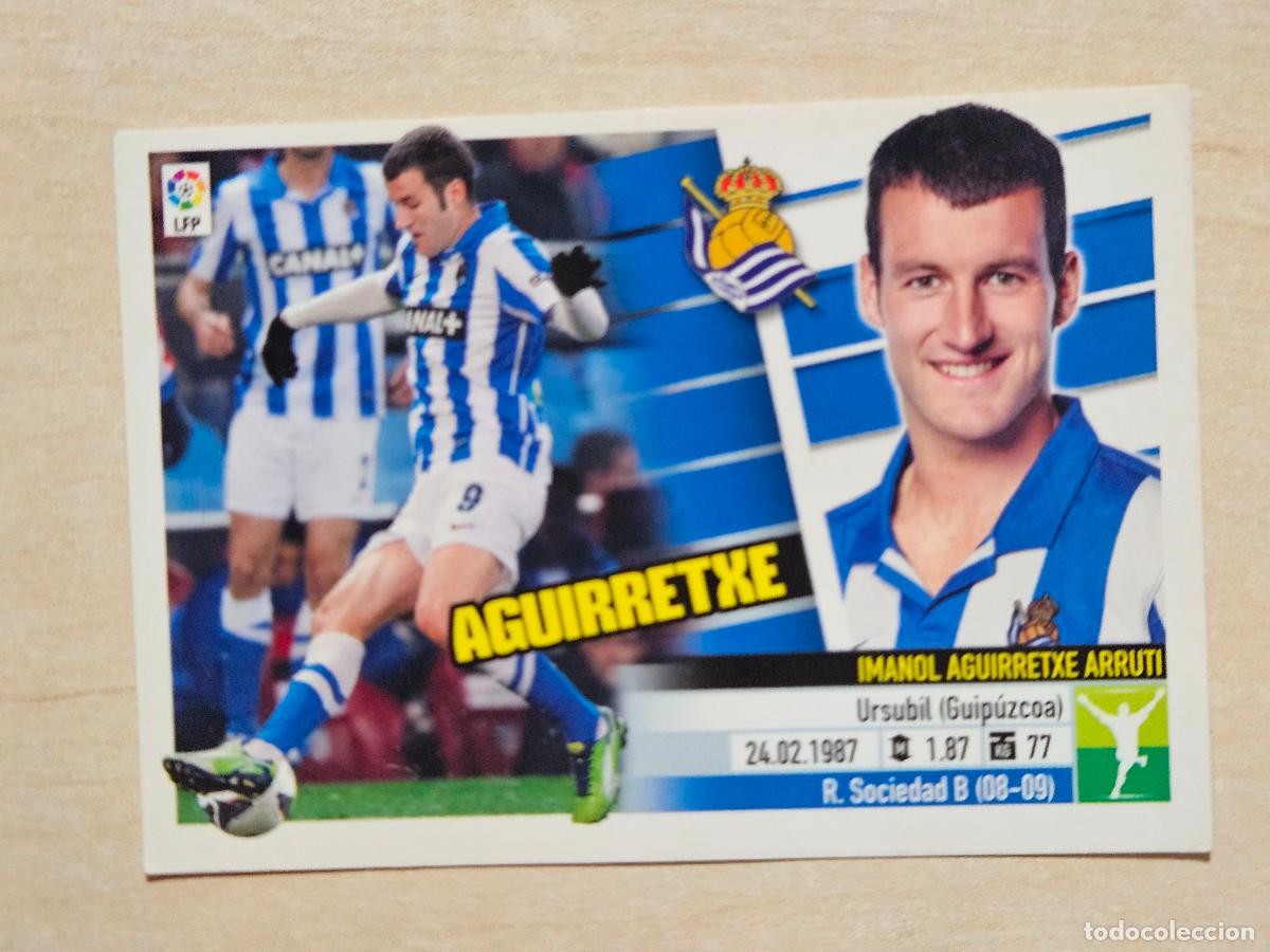 Football Stickers: CROMO N&ordm; 16 AGUIRRETXE - ESTE 2013 14 - 13 14 - CROMO SIN PEGAR - REAL SOCIEDAD