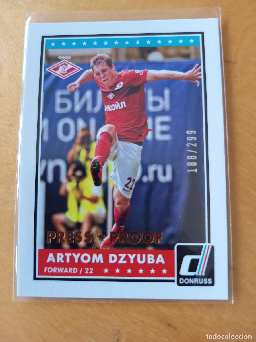 Football Stickers: DZYUBA (SPARTAK MOSCU) 188/299 NUMERADA PANINI DONRUSS 2015