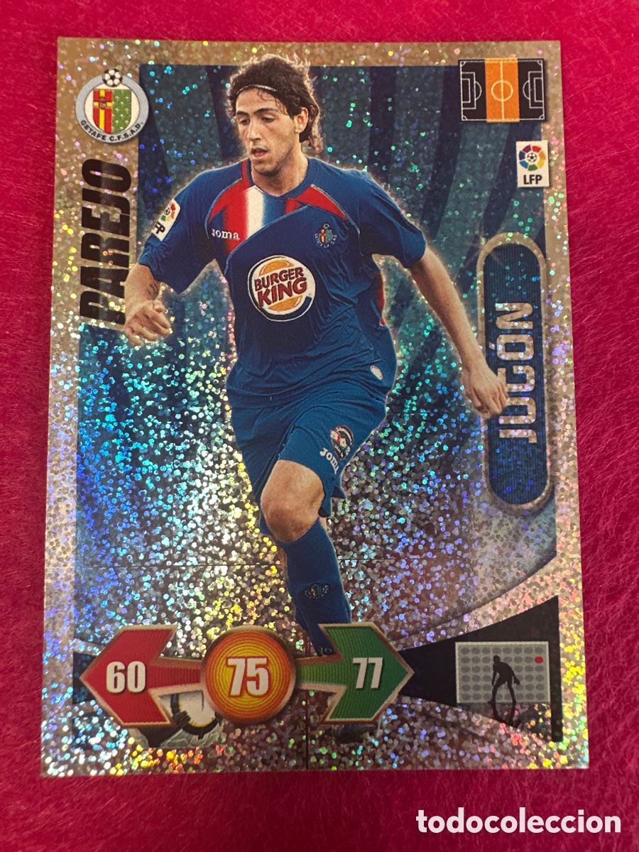 Football Stickers: PAREJO (GETAFE) JUGON -BRILLANTINA GRUESA-ADRENALYN LIGA 2009-2010 09 10 PANINI