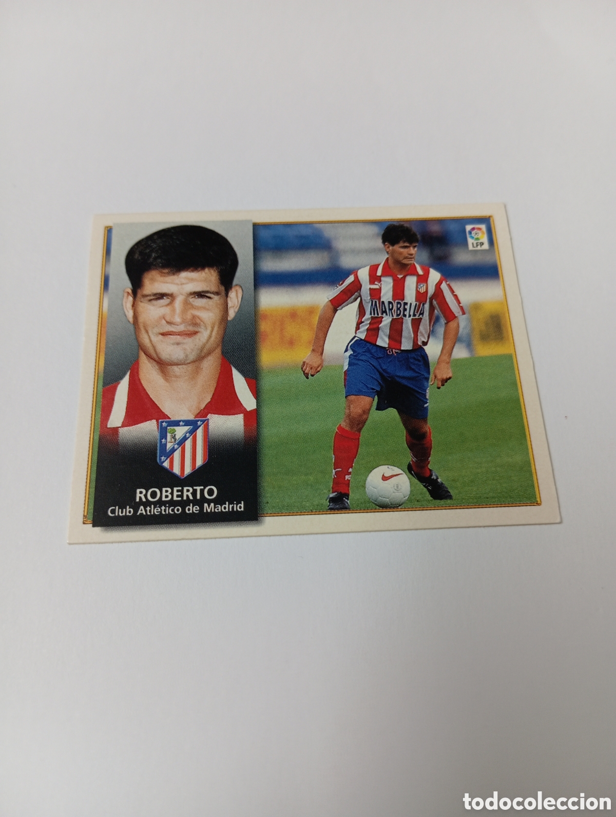 Football Stickers: ROBERTO Atl&eacute;tico de Madrid Liga Este 1998 1999 NUEVO SIN PEGAR 98 99