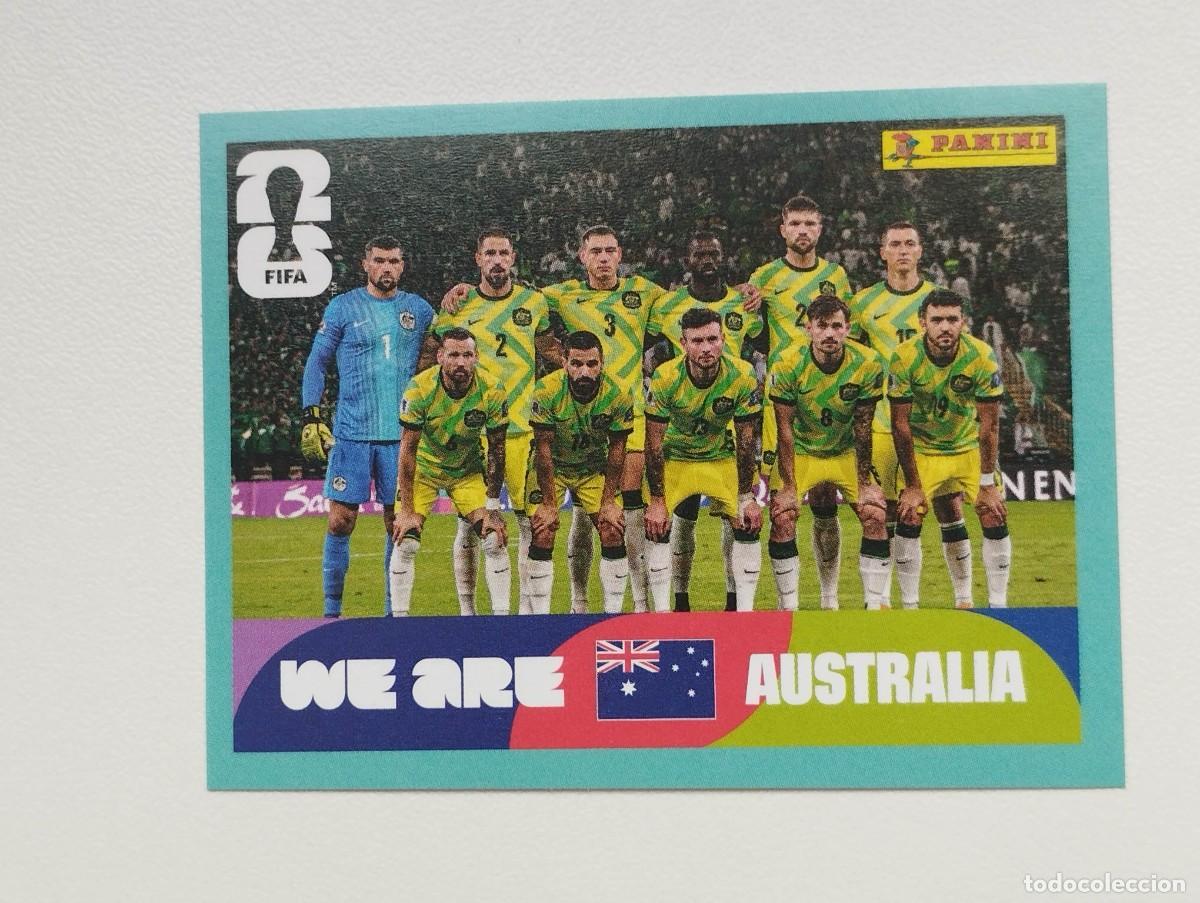 Cartes &agrave; collectionner de Football: CROMO STICKER WORLD CUP 2026 MUNDIAL 26 PANINI AUSTRALIA AUS13 AUS 13 PLANTILLA ALINEACION