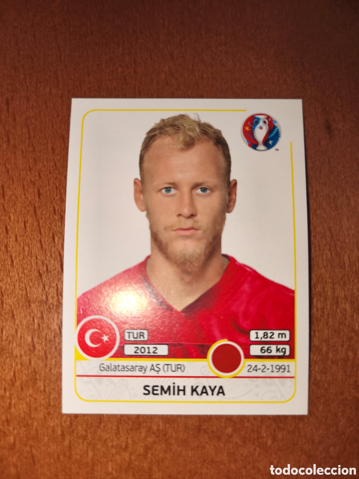 Cartes &agrave; collectionner de Football: Semih Kaya n&deg;409 UEFA Euro 2016 Turqu&iacute;a