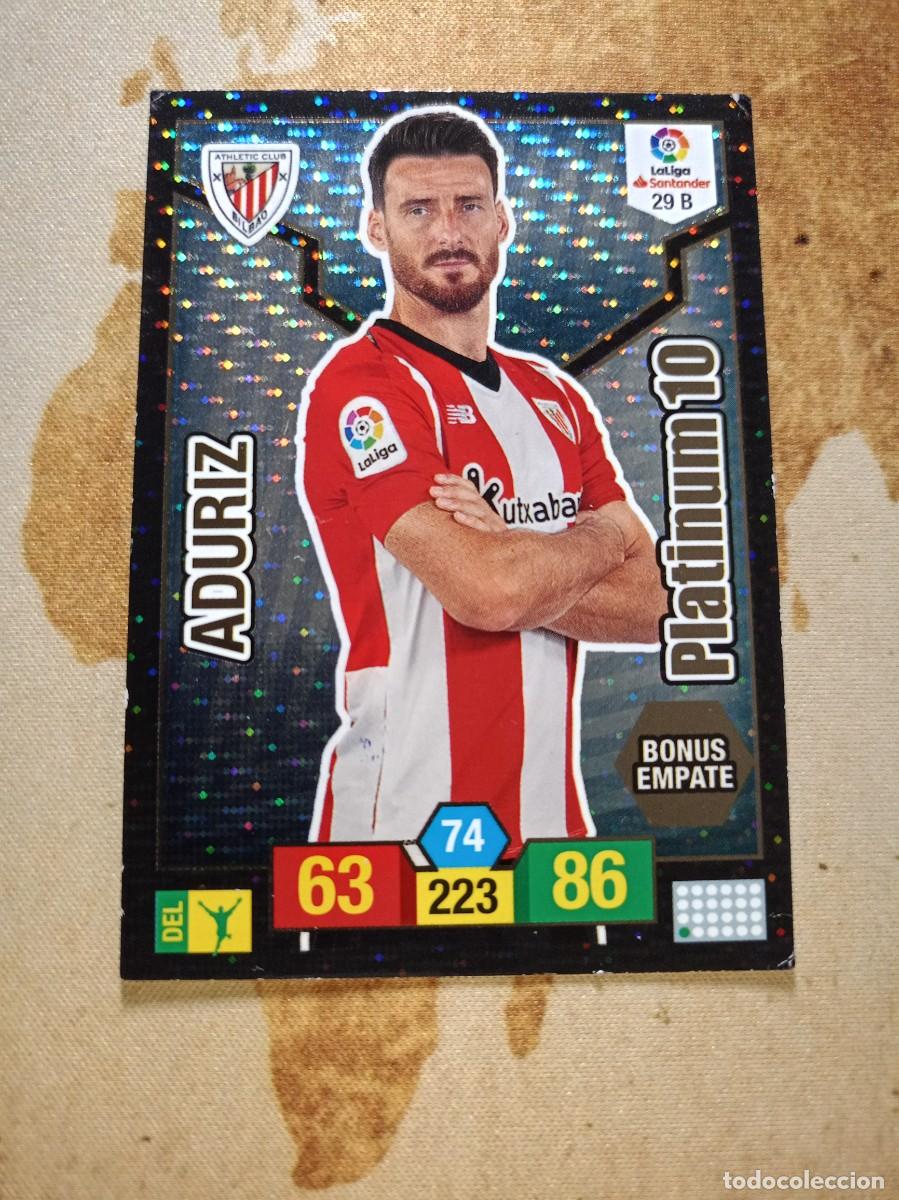 Cartes &agrave; collectionner de Football: # Athletic 29 B PLATINUM 10 ADURIZ Adrenalyn 2018-19