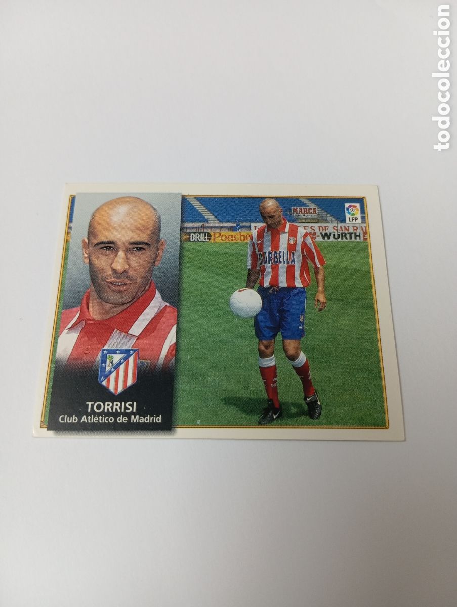 Cartes &agrave; collectionner de Football: TORRISI Atl&eacute;tico de Madrid Liga Este 1998 1999 NUEVO SIN PEGAR 98 99