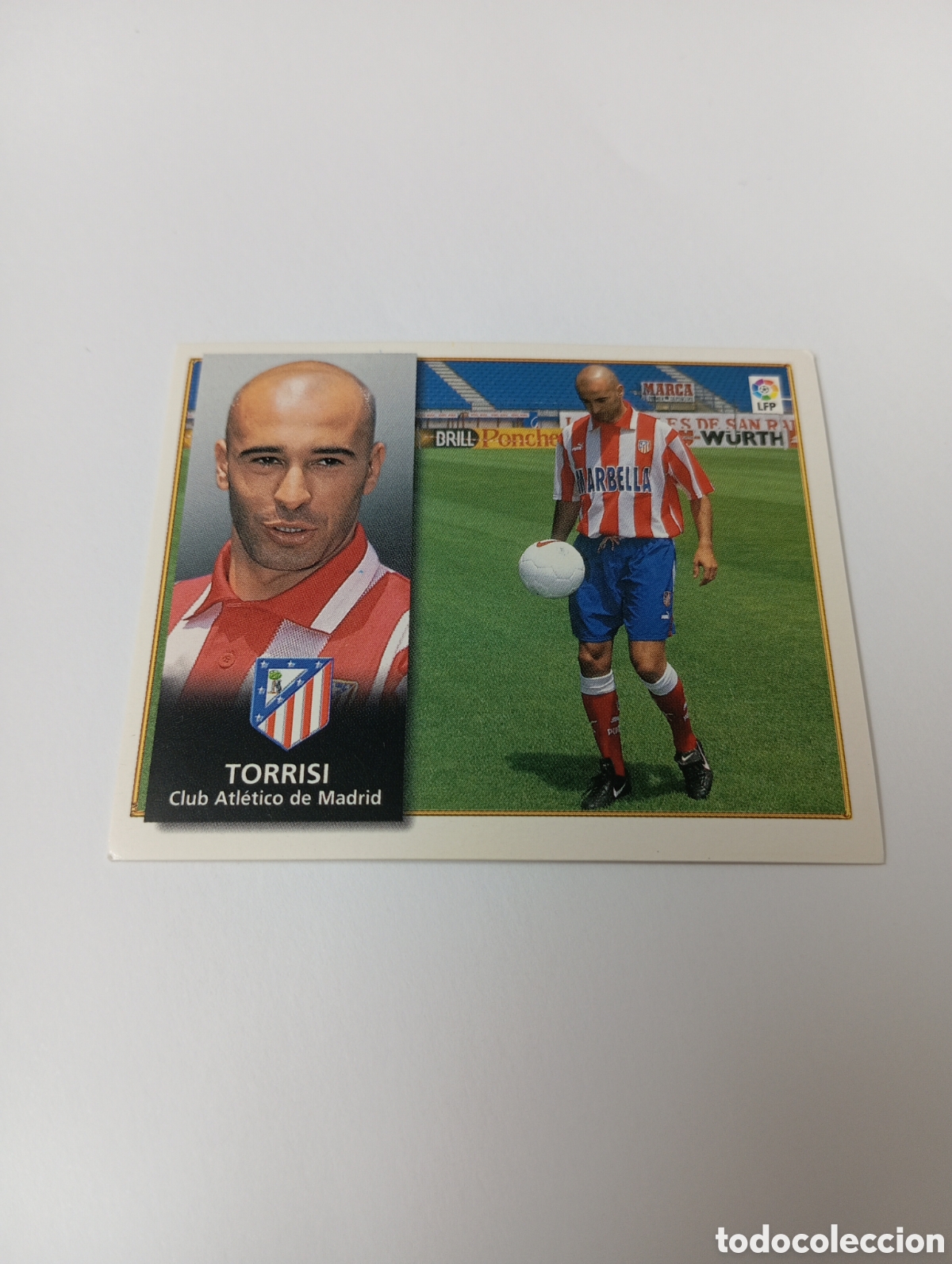 Cromos de Futebol: TORRISI Atl&eacute;tico de Madrid Liga Este 1998 1999 NUEVO SIN PEGAR 98 99