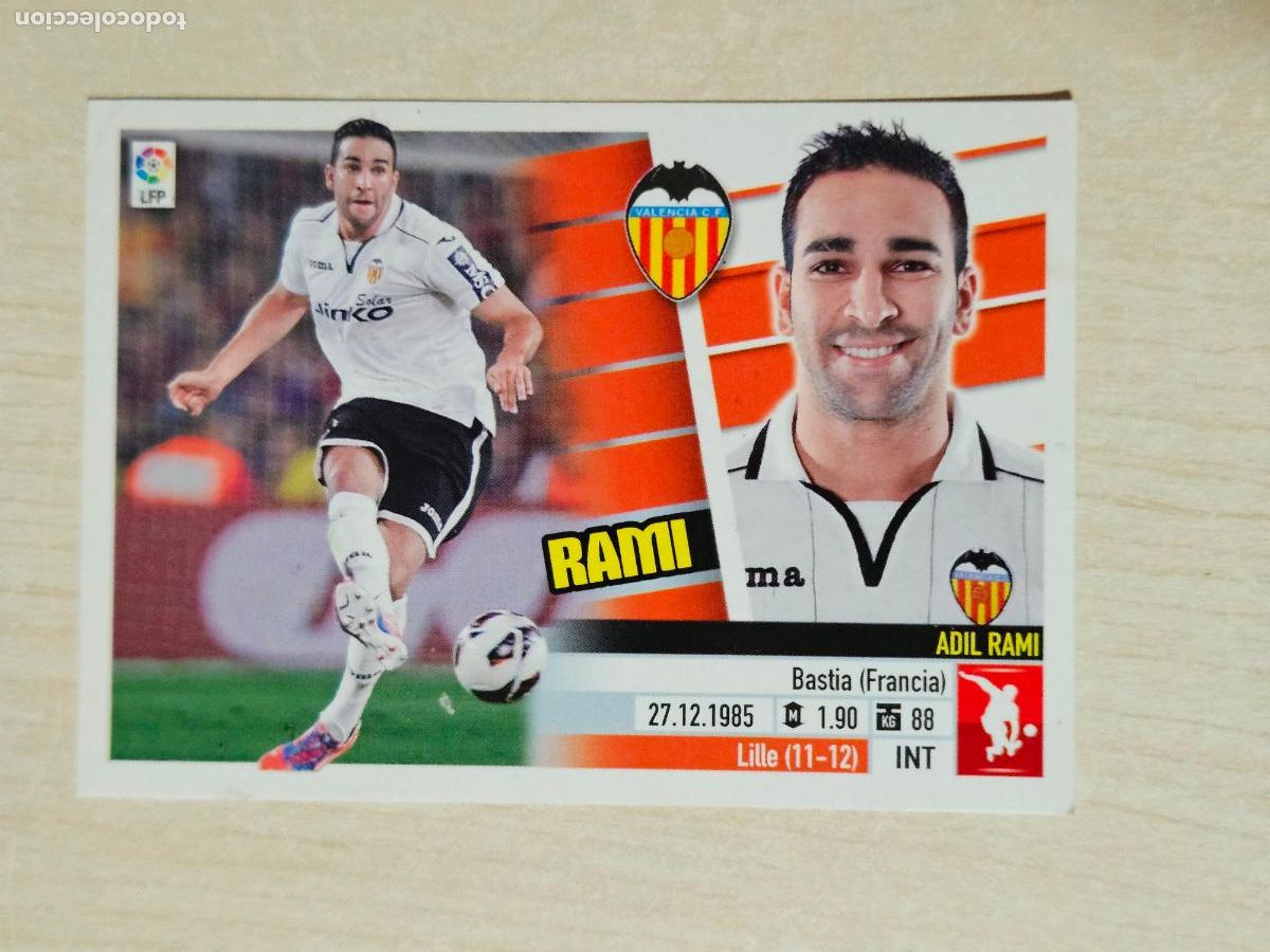 Cromos de F&uacute;tbol: CROMO N&ordm; 7A RAMI - ESTE 2013 14 - 13 14 - CROMO SIN PEGAR - VALENCIA