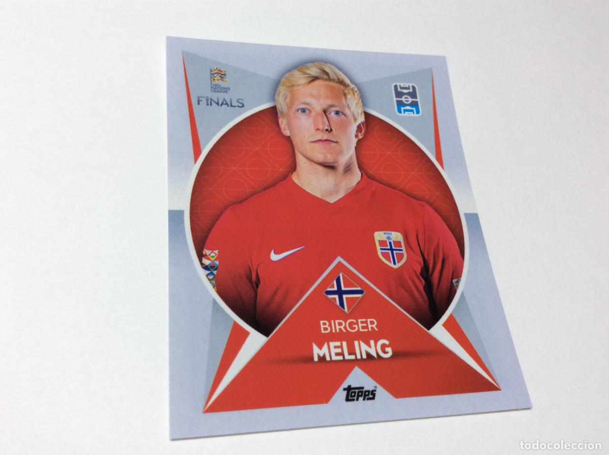 Cromos de F&uacute;tbol: 99 Birger Meling Cromo Sticker The Road to UEFA Nations League Finals 2022 2023 22 23 Topps