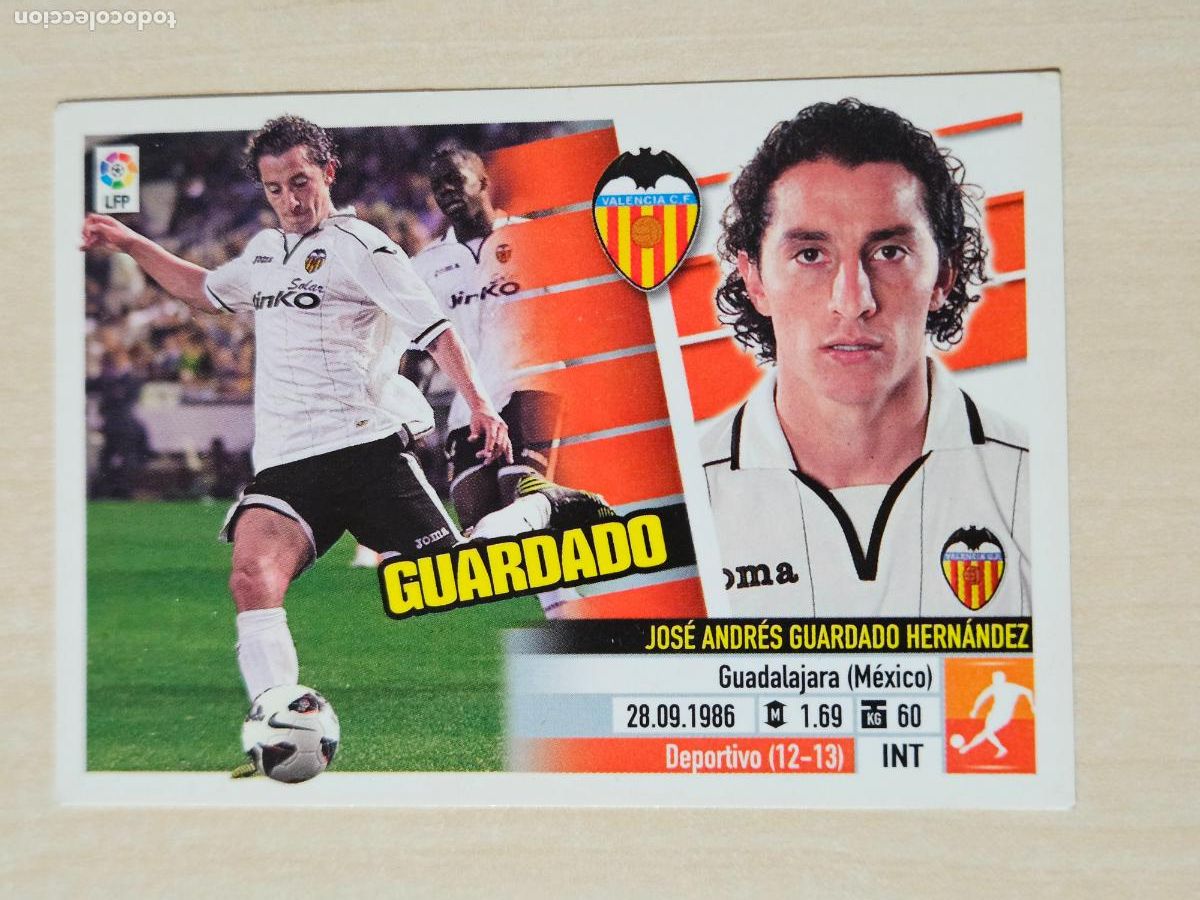 Cromos de F&uacute;tbol: CROMO N&ordm; 12 GUARDADO - ESTE 2013 14 - 13 14 - CROMO SIN PEGAR - VALENCIA