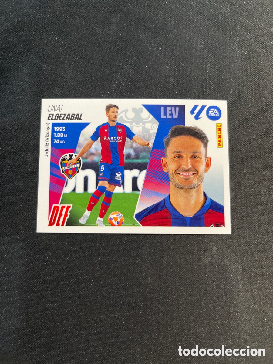 Cromos de F&uacute;tbol: Elgezabal 9 Levante Liga Este 2025 2026 25 26
