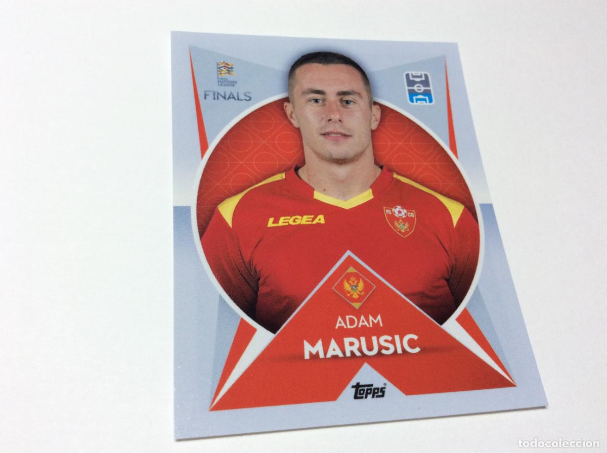 Fu&szlig;ball-Sticker: 107 Adam Marusic Cromo Sticker The Road to UEFA Nations League Finals 2022 2023 22 23 Topps