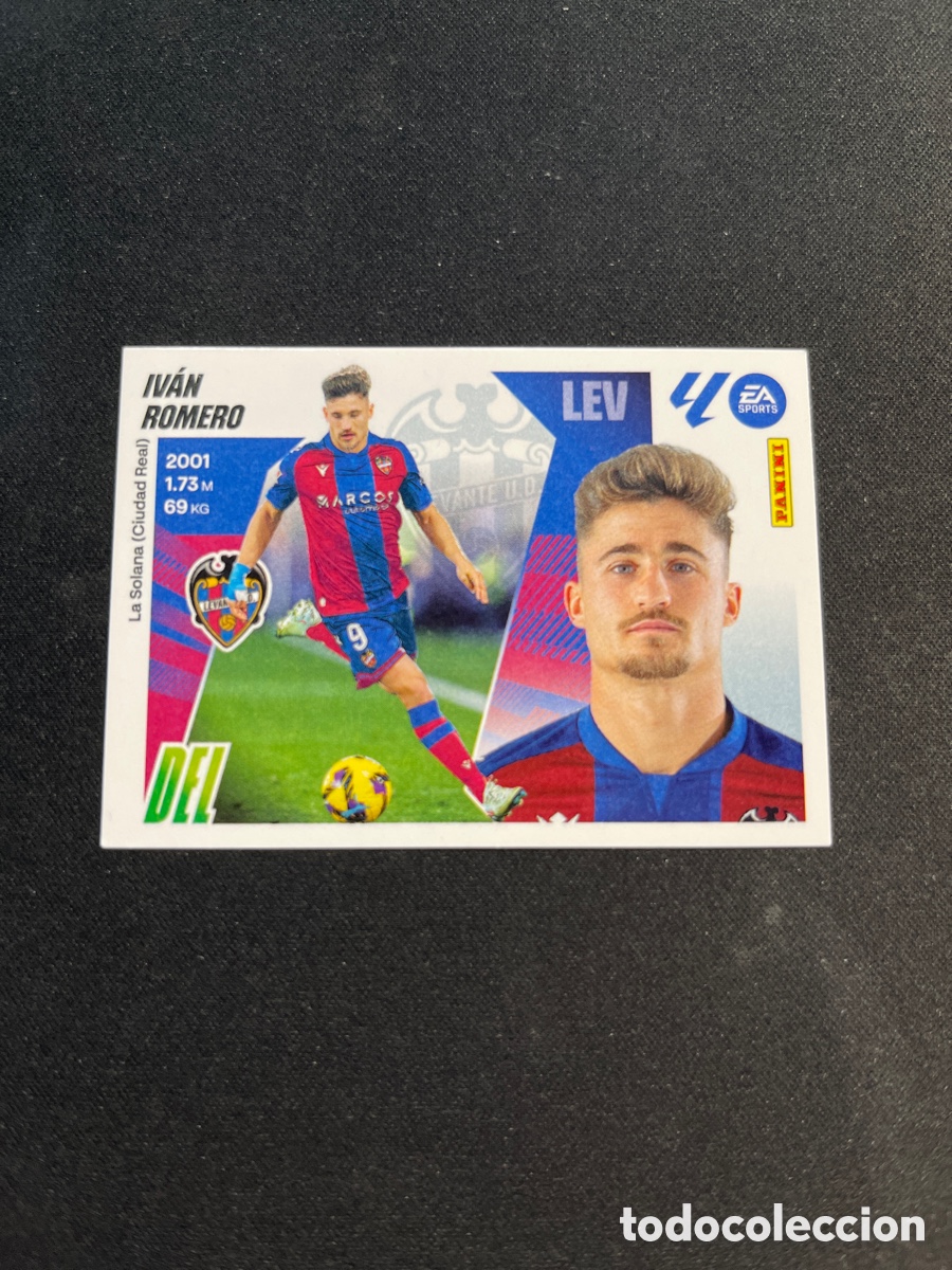 Cromos de F&uacute;tbol: Ivan Romero 17 Levante Liga Este 2025 2026 25 26