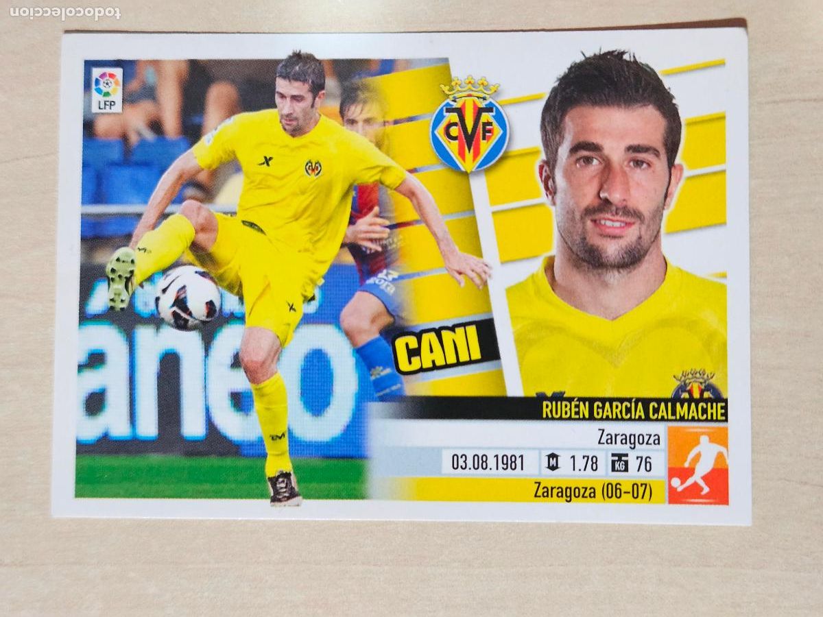 Cromos de F&uacute;tbol: CROMO N&ordm; 11 CANI - ESTE 2013 14 - 13 14 - CROMO SIN PEGAR - VILLARREAL