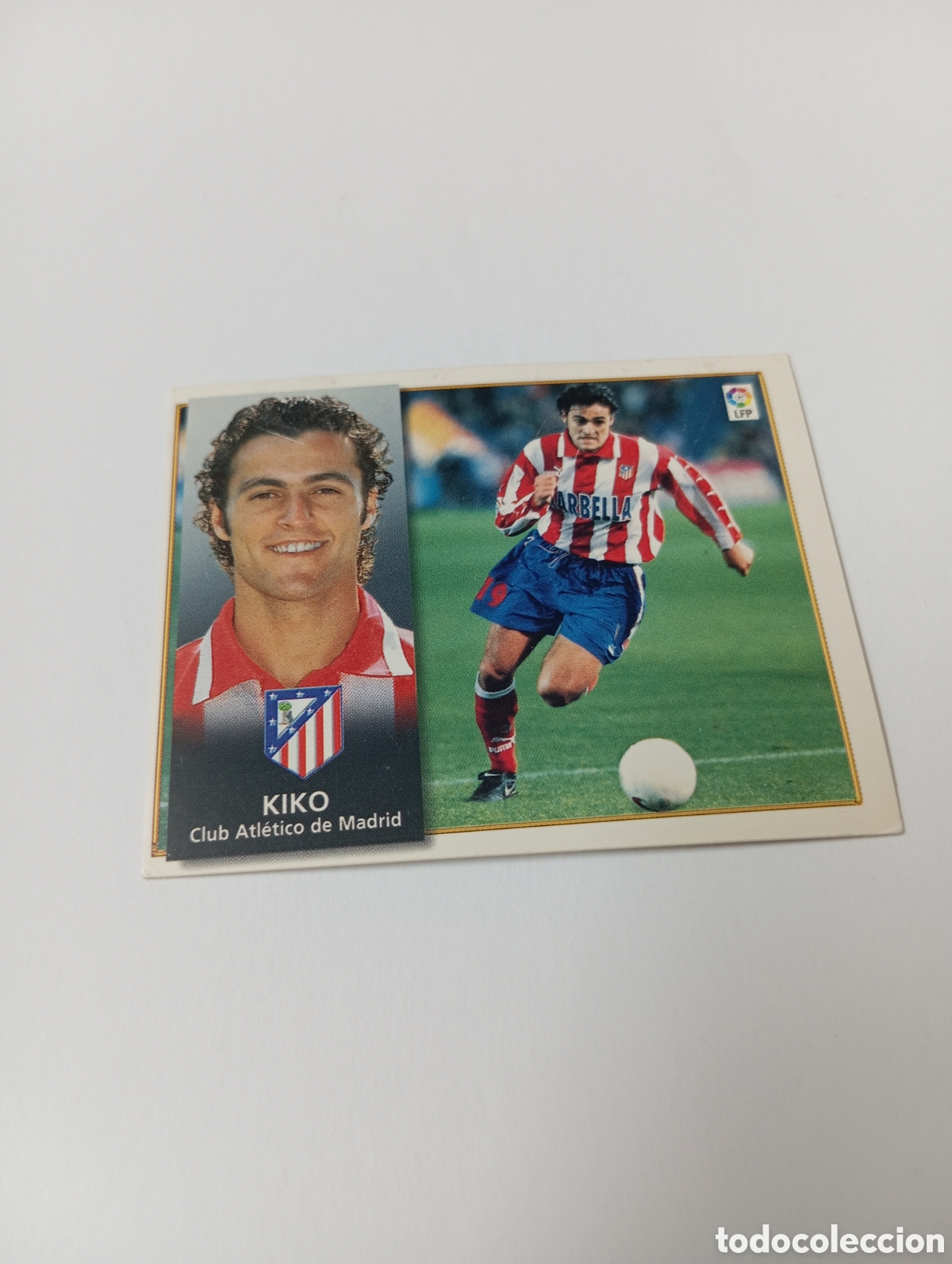 Cromos de F&uacute;tbol: KIKO Atl&eacute;tico de Madrid Liga Este 1998 1999 NUEVO SIN PEGAR 98 99