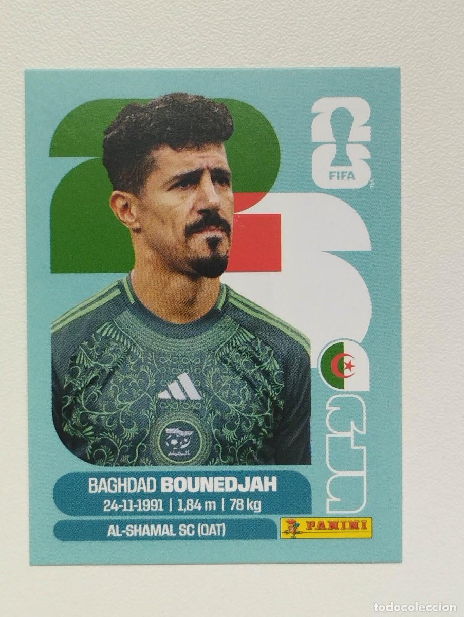 Cromos de F&uacute;tbol: CROMO STICKER WORLD CUP 2026 MUNDIAL 26 PANINI ARGELIA ALGERIA ALG19 ALG 19 BOUNEDJAH