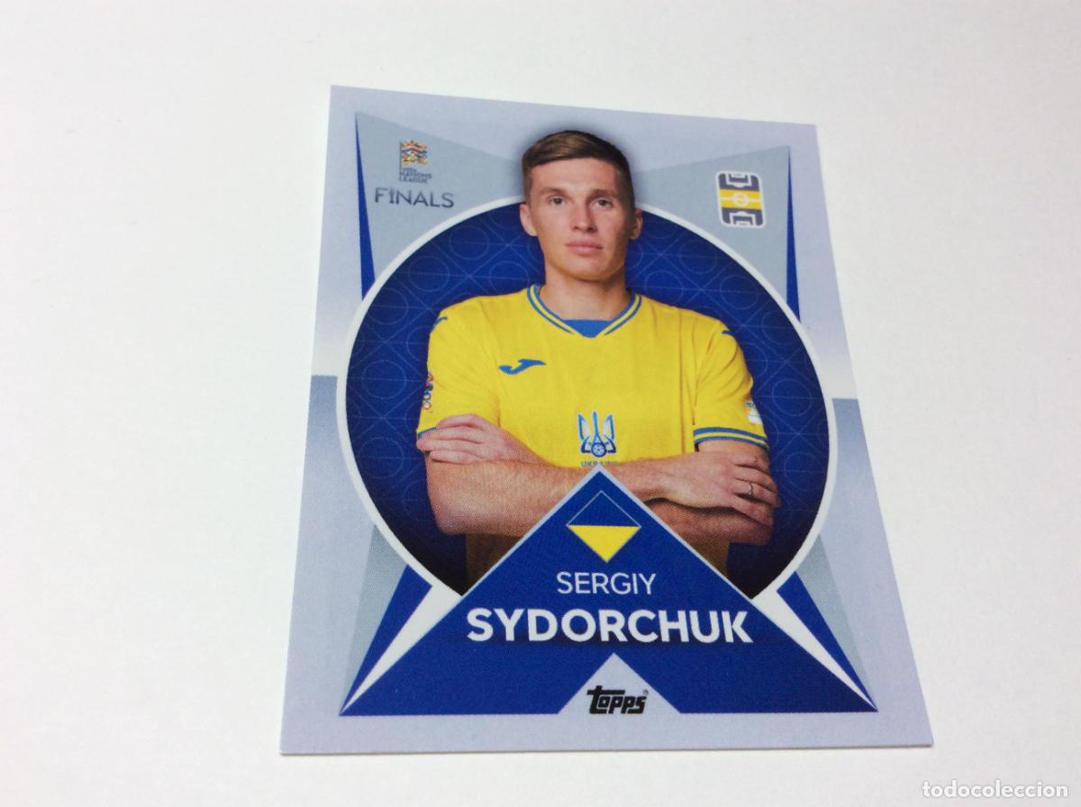 Cromos de F&uacute;tbol: 110 Sergiy Sydorchuk Cromo Sticker The Road to UEFA Nations League Finals 2022 2023 22 23 Topps