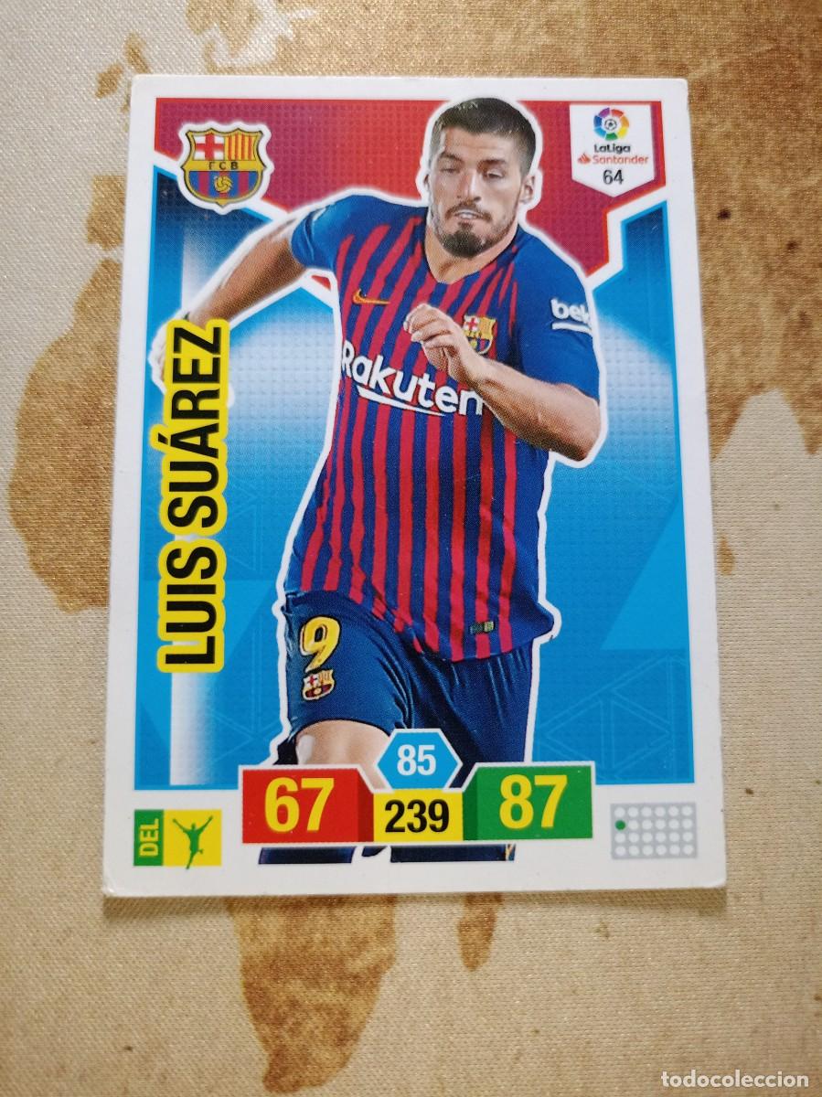 Cromos de F&uacute;tbol: # Barcelona 64 LUIS SU&Aacute;REZ Adrenalyn 2018-19
