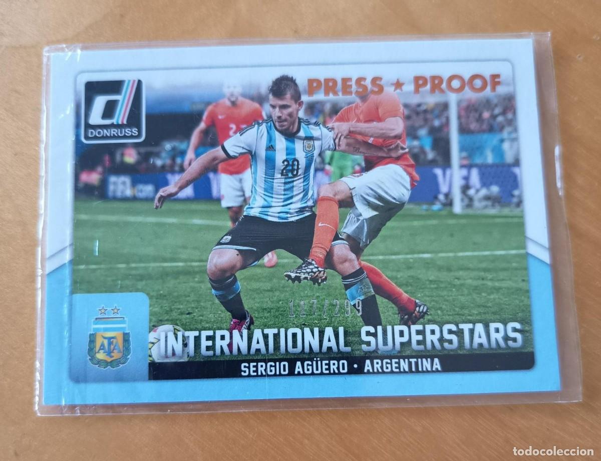Cromos de F&uacute;tbol: AG&Uuml;ERO (ARGENTINA) 117/299 NUMERADA PANINI DONRUSS 2015