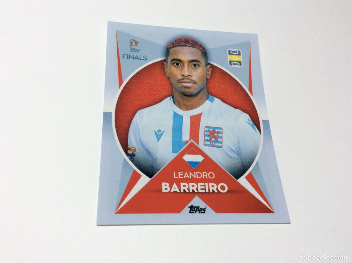 Cromos de F&uacute;tbol: 112 Leandro Barreiro Cromo Sticker The Road to UEFA Nations League Finals 2022 2023 22 23 Topps