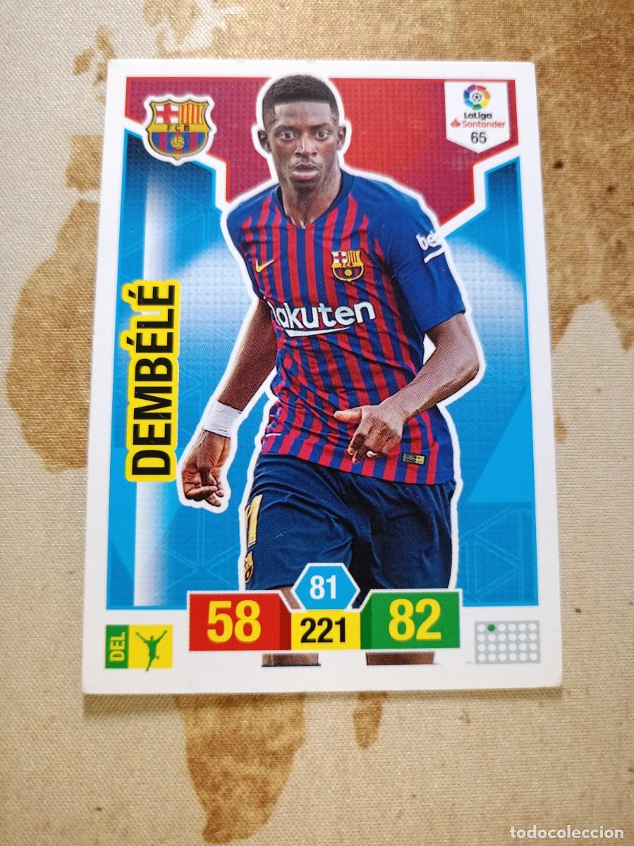 Cromos de F&uacute;tbol: # Barcelona 65 DEMBEL&Eacute; Adrenalyn 2018-19