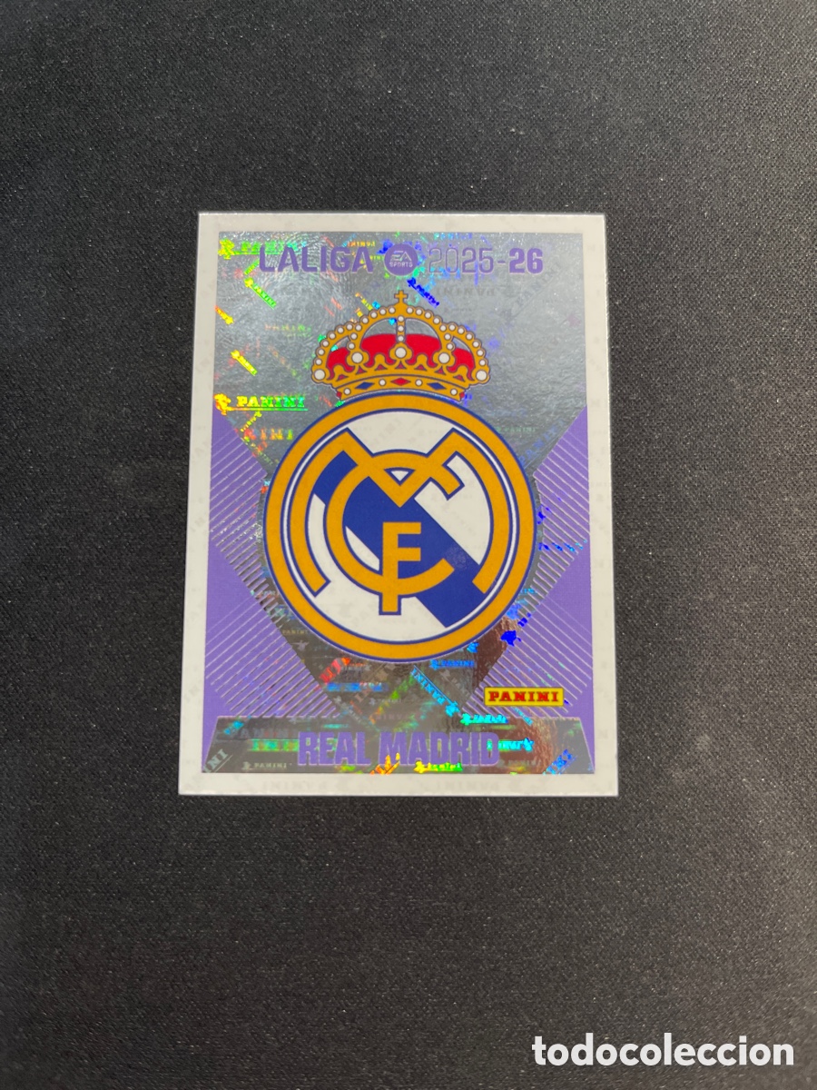 Cromos de F&uacute;tbol: Escudo 1 Real Madrid Liga Este 2025 2026 25 26
