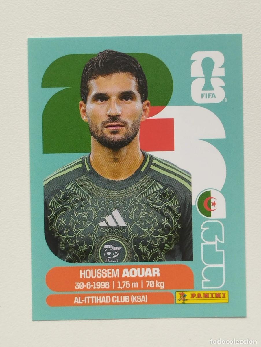 Cromos de Futebol: CROMO STICKER WORLD CUP 2026 MUNDIAL 26 PANINI ARGELIA ALGERIA ALG9 ALG 9 AOUAR