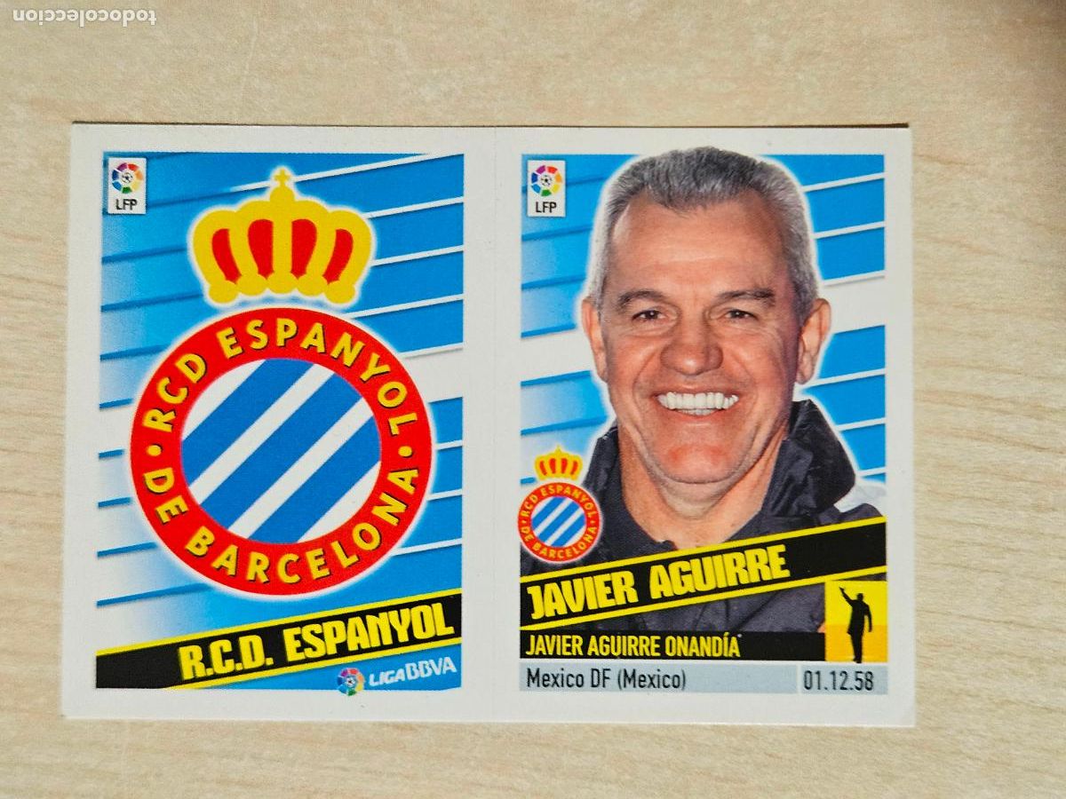 Cromos de Futebol: CROMO N&ordm; 8 ESCUDO Y ENTRENADOR - ESTE 2013 14 - 13 14 - CROMO SIN PEGAR - ESPANYOL