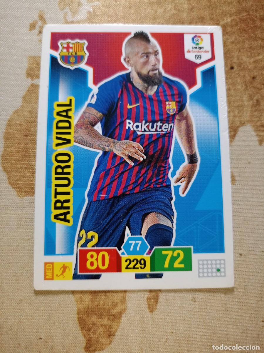 Cromos de Futebol: # Barcelona 69 ARTURO VIDAL Adrenalyn 2018-19