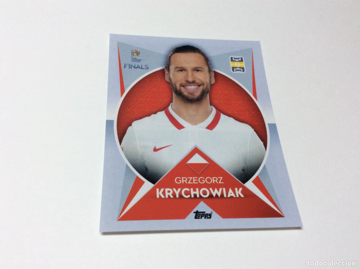 Cromos de Futebol: 117 Grzegorz Krychowiak Cromo Sticker The Road to UEFA Nations League Finals 2022 2023 22 23 Topps