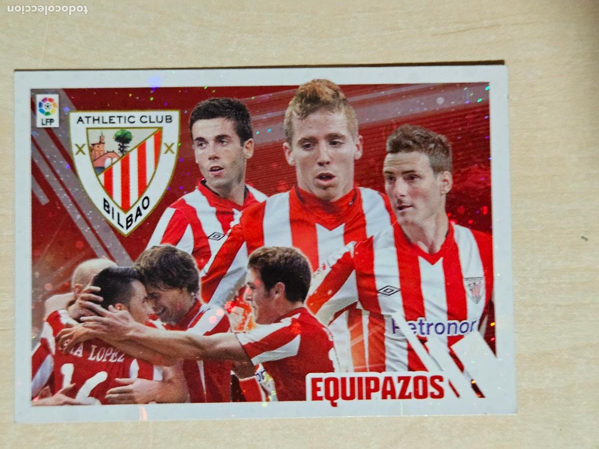 Cromos de F&uacute;tbol: CROMO N&ordm; 2 ATHLETIC DE BILBAO - EDICIONES ESTE 2013 14 - CROMO SIN PEGAR - EQUIPAZOS