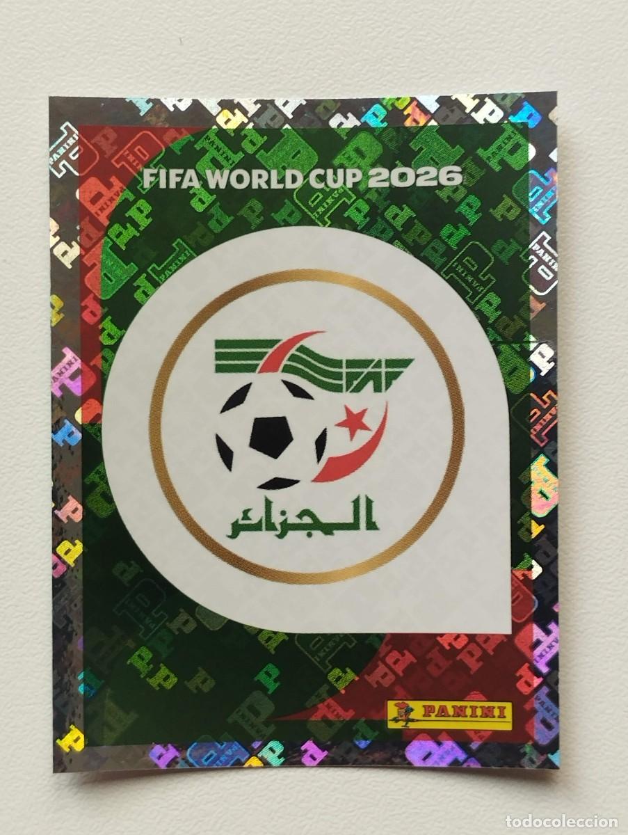 Cromos de F&uacute;tbol: CROMO STICKER WORLD CUP 2026 MUNDIAL 26 PANINI ARGELIA ALGERIA ALG1 ALG 1 ESCUDO