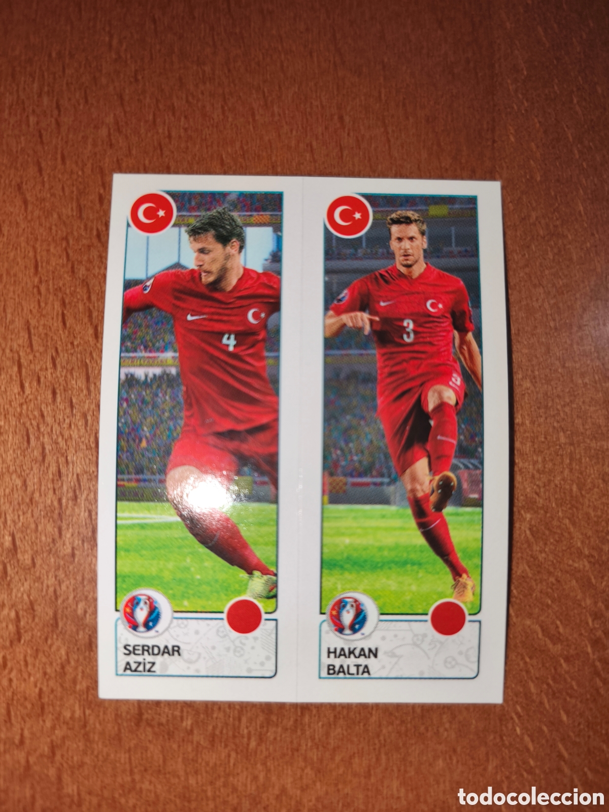 Cromos de F&uacute;tbol: Serdar Aziz/Hakan Balta n&deg;427 UEFA Euro 2016 Turqu&iacute;a