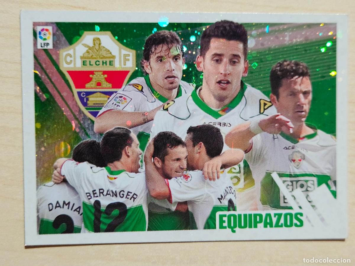 Cromos de F&uacute;tbol: CROMO N&ordm; 7 ELCHE - EDICIONES ESTE 2013 14 - CROMO SIN PEGAR - EQUIPAZOS