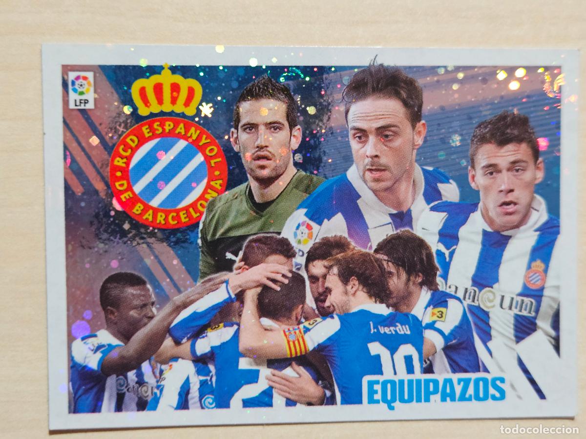 Cromos de F&uacute;tbol: CROMO N&ordm; 8 ESPANYOL - EDICIONES ESTE 2013 14 - CROMO SIN PEGAR - EQUIPAZOS