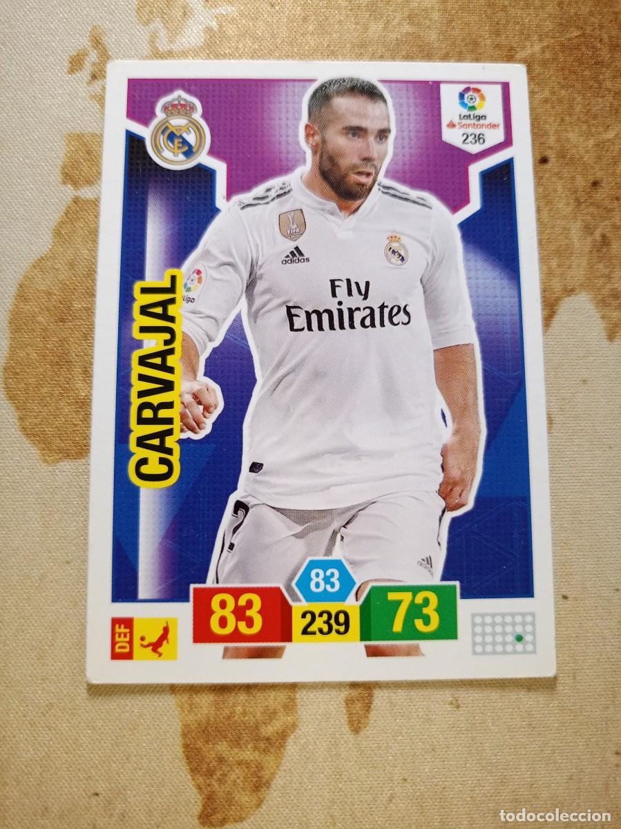 Figurine di Calcio: # Real Madrid 236 CARVAJAL Adrenalyn 2018-19