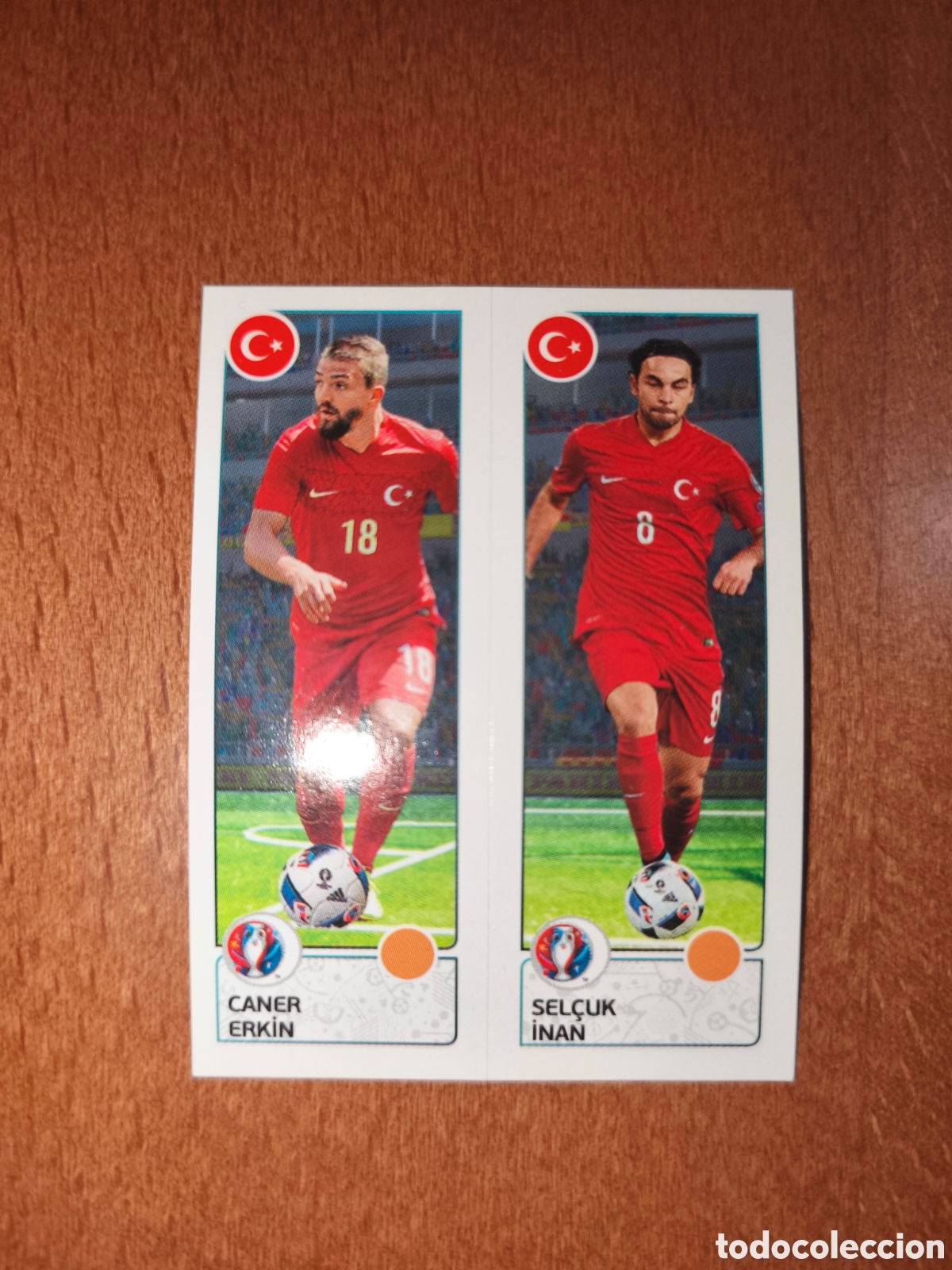 Figurine di Calcio: Caner Erkin/Sel&ccedil;uk Inan n&deg;428 UEFA Euro 2016 Turqu&iacute;a