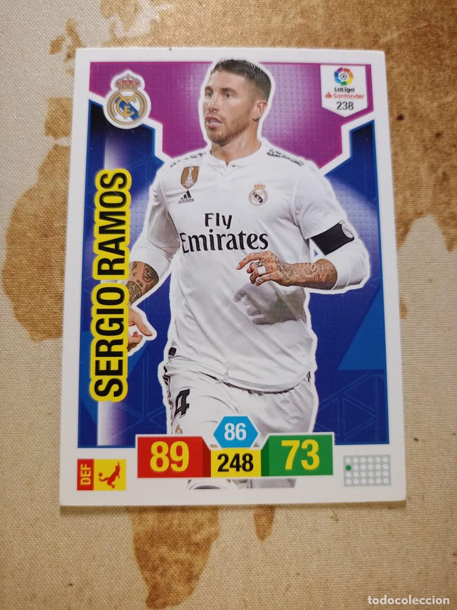 Cromos de F&uacute;tbol: # Real Madrid 238 SERGIO RAMOS Adrenalyn 2018-19