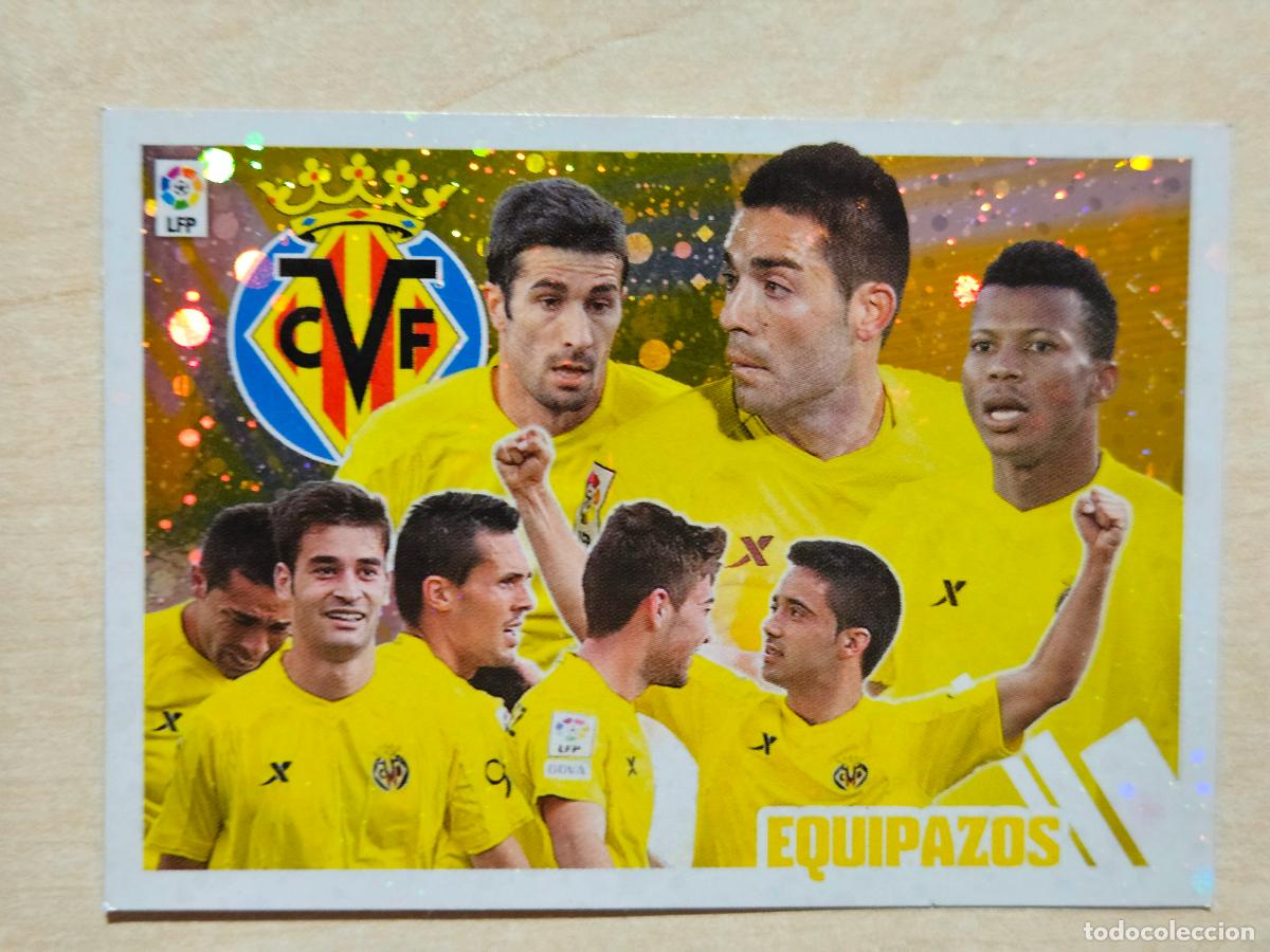 Figurine di Calcio: CROMO N&ordm; 20 VILLARREAL - EDICIONES ESTE 2013 14 - CROMO SIN PEGAR - EQUIPAZOS
