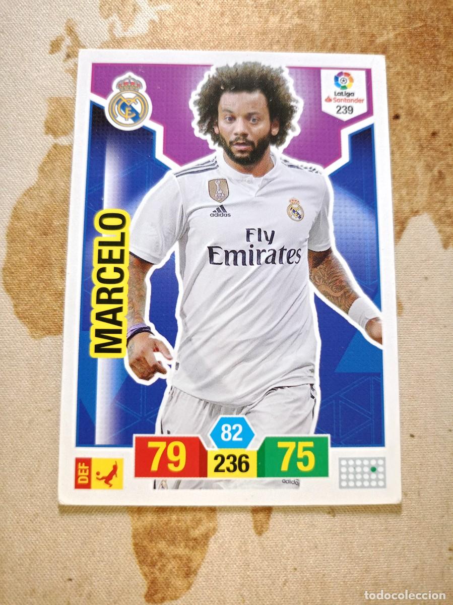 Cromos de F&uacute;tbol: # Real Madrid 239 MARCELO Adrenalyn 2018-19