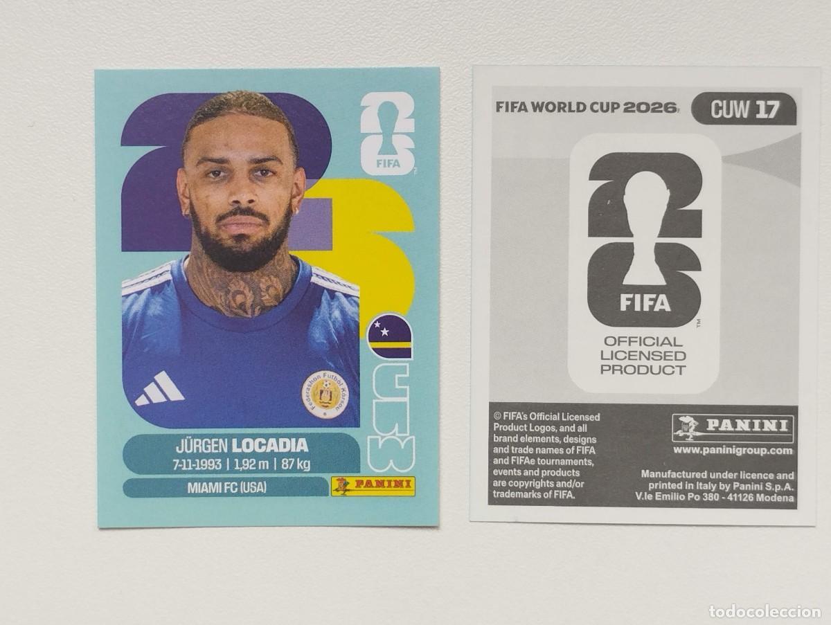 Cromos de F&uacute;tbol: CROMO STICKER WORLD CUP 2026 MUNDIAL 26 PANINI CURAZAO CUW17 CUW 17 LOCADIA