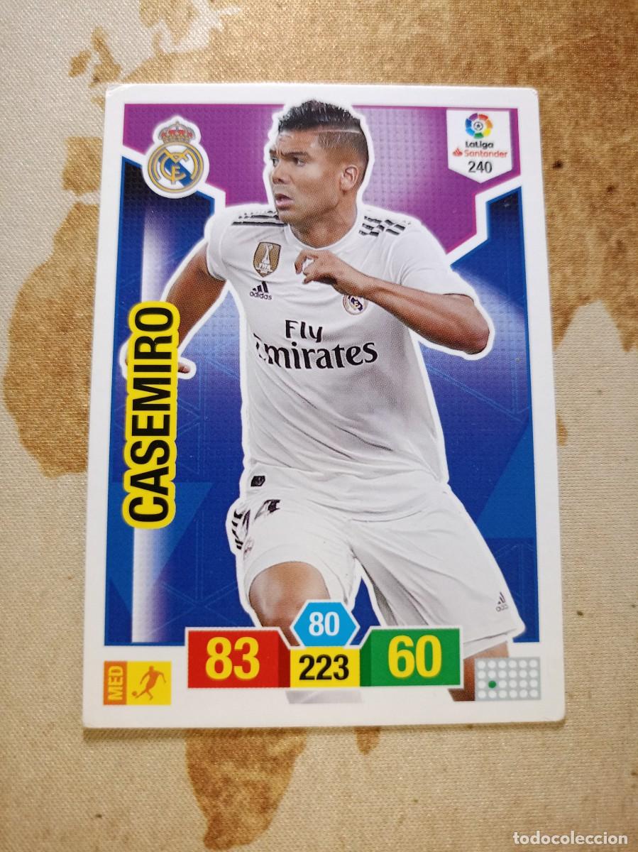 Cromos de F&uacute;tbol: # Real Madrid 240 CASEMIRO Adrenalyn 2018-19