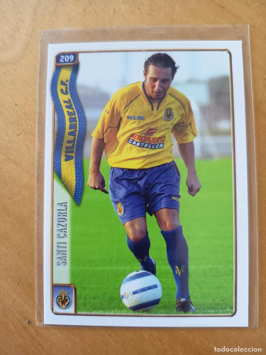 Figurine di Calcio: CAZORLA (VILLARREAL) ROOKIE 209 FICHAS DE LA LIGA MUNDICROMO 2005