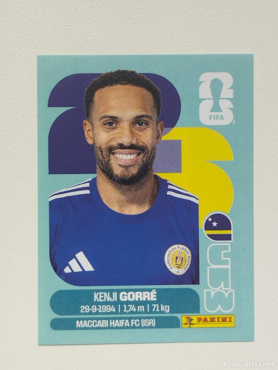 Figurine di Calcio: CROMO STICKER WORLD CUP 2026 MUNDIAL 26 PANINI CURAZAO CUW15 CUW 15 KENJI GORRE