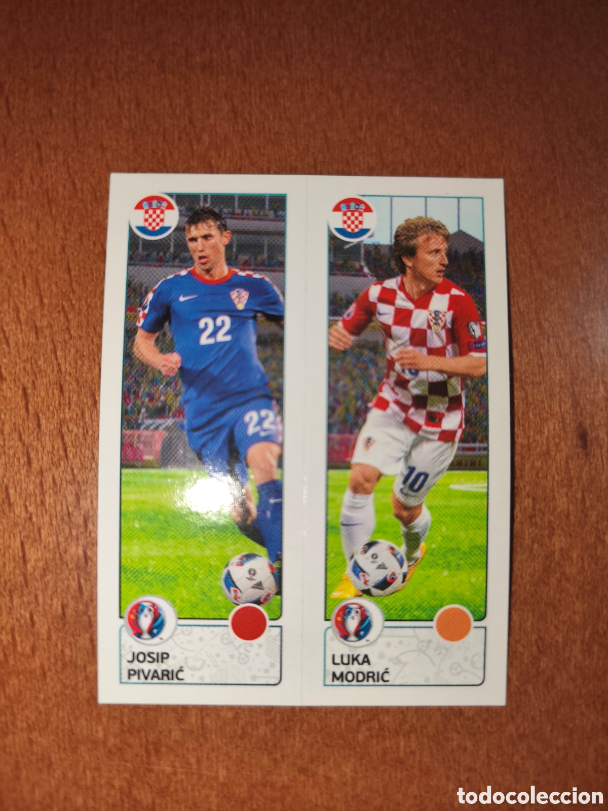Cromos de f&uacute;tbol: Josip Pivaric/Luka Modric n&deg;434 UEFA Euro 2016 Croacia