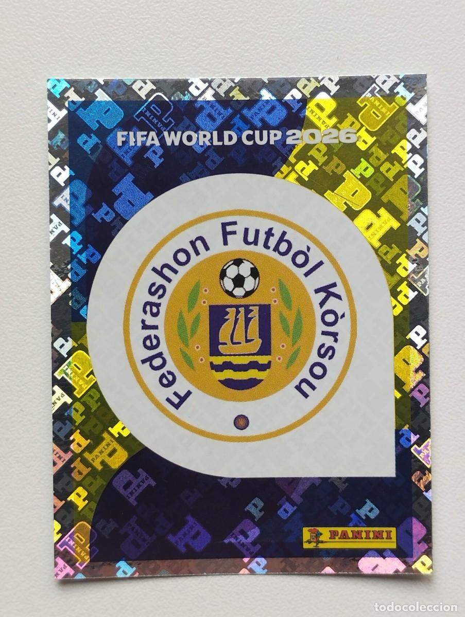 Fu&szlig;ball-Sticker: CROMO STICKER WORLD CUP 2026 MUNDIAL 26 PANINI CURAZAO CUW1 CUW 1 ESCUDO