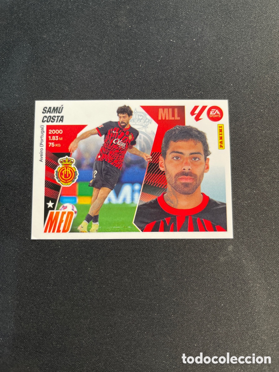 Fu&szlig;ball-Sticker: Samu Costa 12 Mallorca Liga Este 2025 2026 25 26