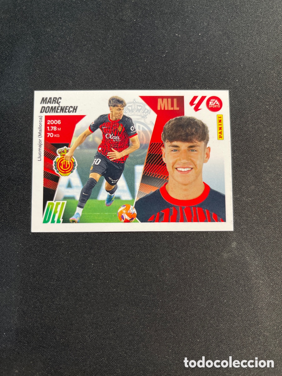 Fu&szlig;ball-Sticker: Marc Domenech 17 Mallorca Liga Este 2025 2026 25 26