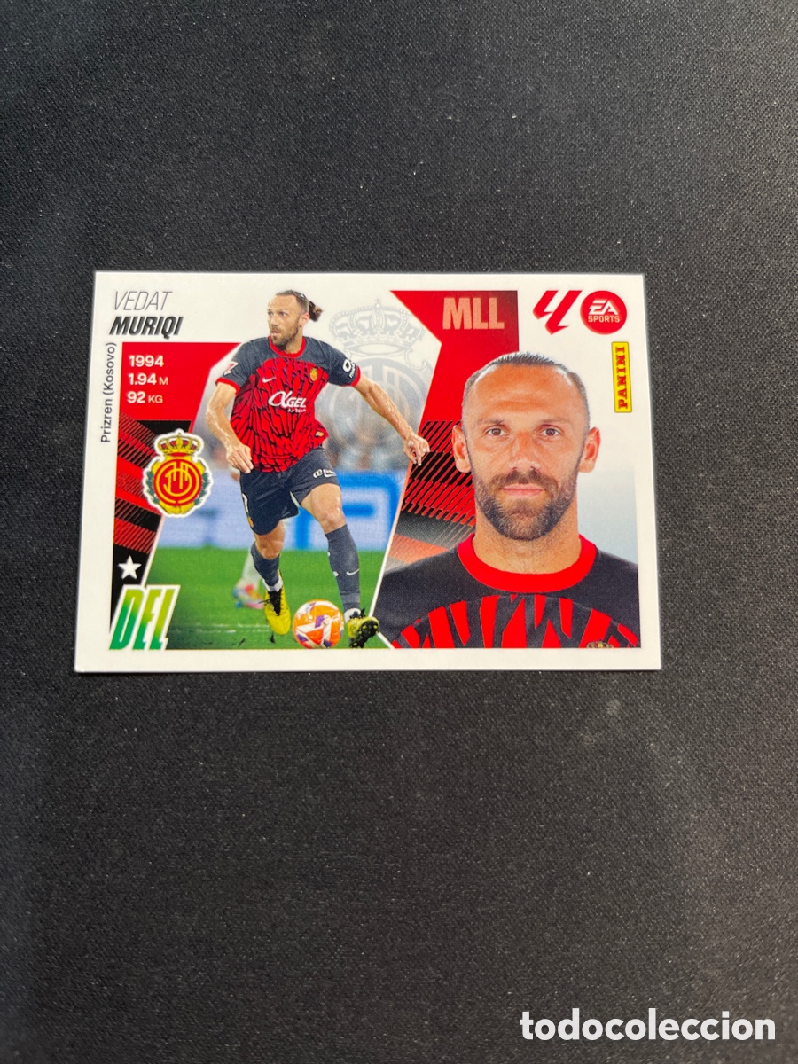 Fu&szlig;ball-Sticker: Muriqi 19 Mallorca Liga Este 2025 2026 25 26
