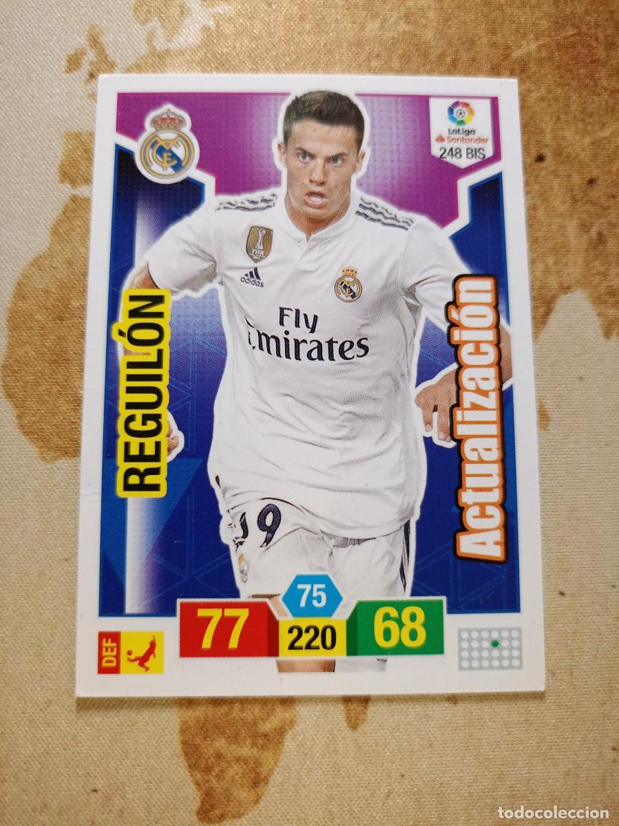 Fu&szlig;ball-Sticker: # Real Madrid 248 bis REGUIL&Oacute;N Adrenalyn 2018-19